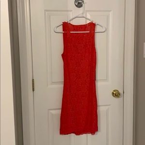 Size small express keyhole back lace dress